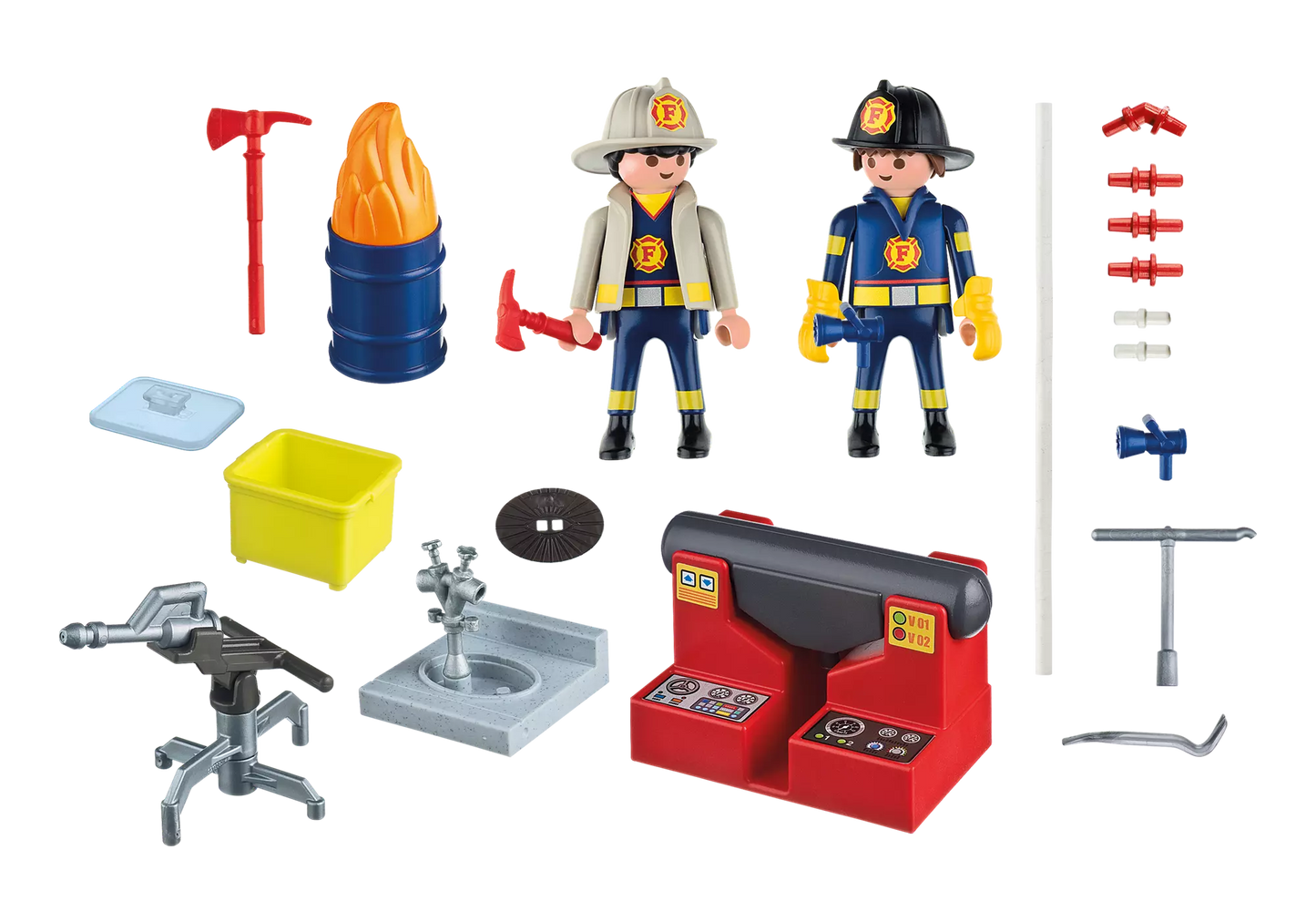 Playmobil 5651 City Action Carry Case Feuerwehreinsatz