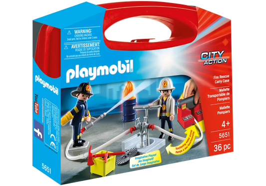 Playmobil 5651 City Action Carry Case Feuerwehreinsatz