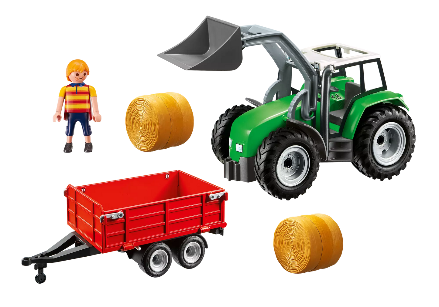 Playmobil 6130 Country Großer Traktor mit Anhänger