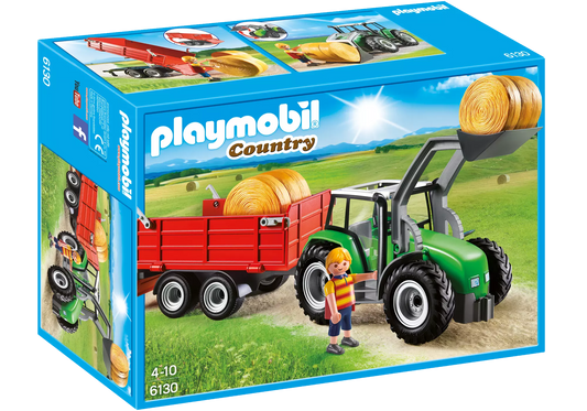Playmobil 6130 Country Großer Traktor mit Anhänger
