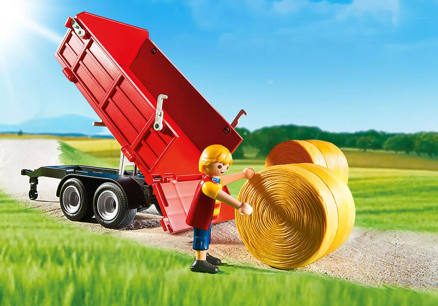 Playmobil 6130 Country Großer Traktor mit Anhänger