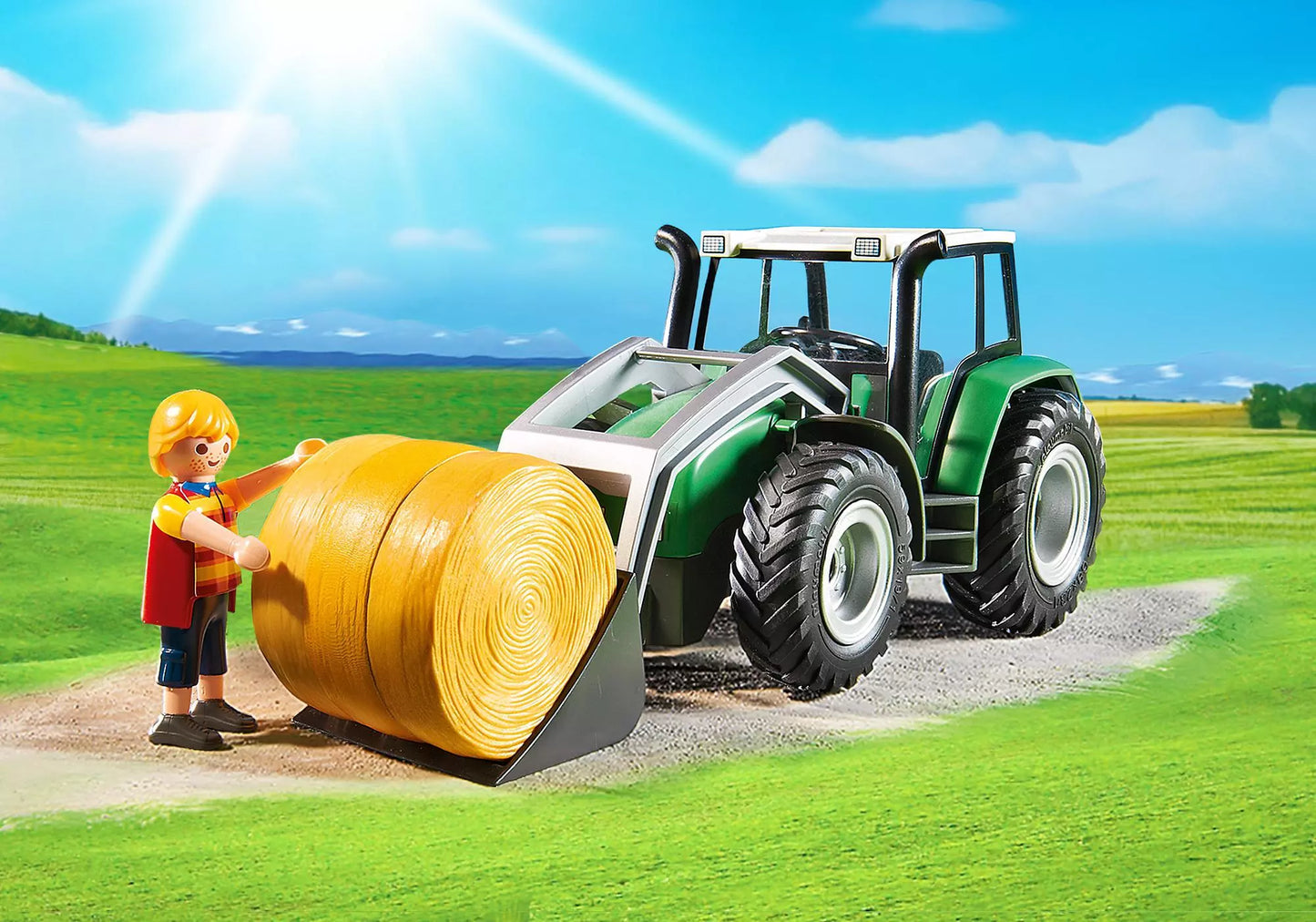 Playmobil 6130 Country Großer Traktor mit Anhänger
