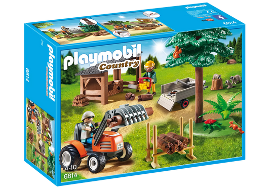 Playmobil 6814 Country Holzfäller mit Traktor