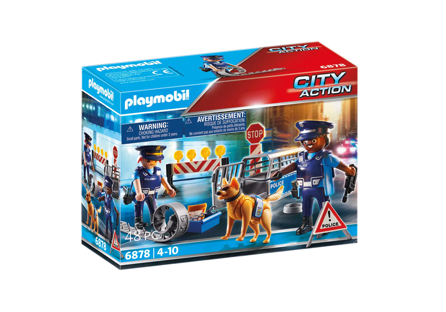 Playmobil 6878 City Action Polizei-Straßensperre