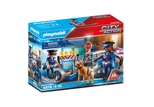 Playmobil 6878 City Action Polizei-Straßensperre