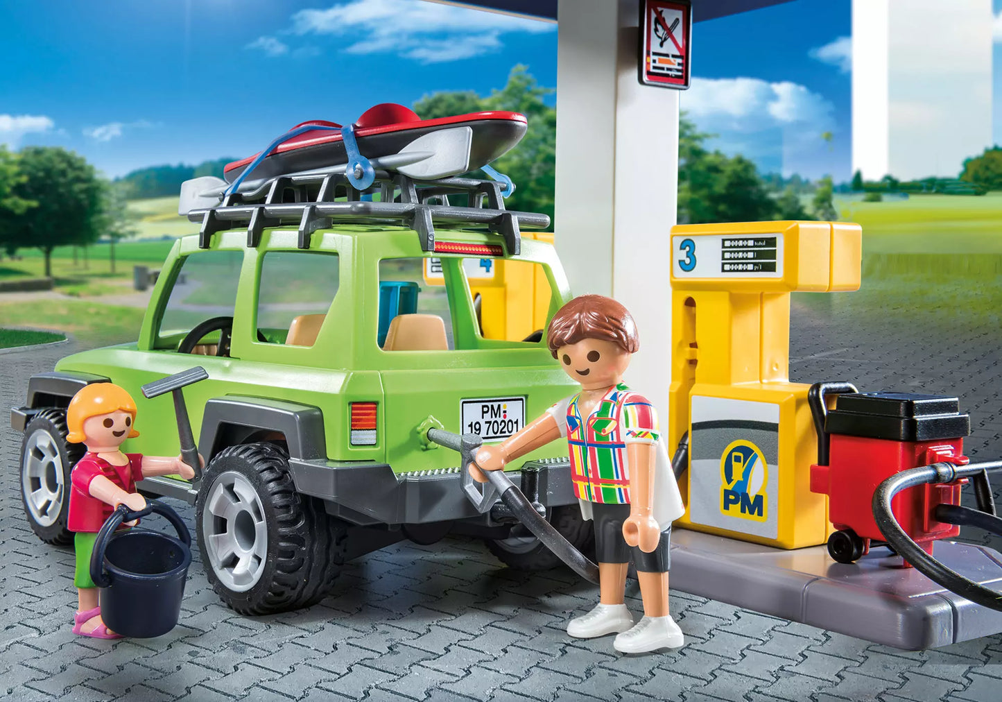 Playmobil 70201 City Life Große Tankstelle