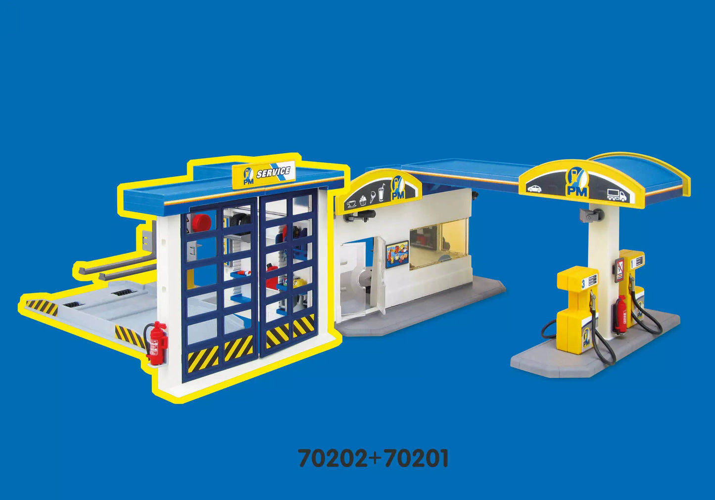 Playmobil 70201 City Life Große Tankstelle