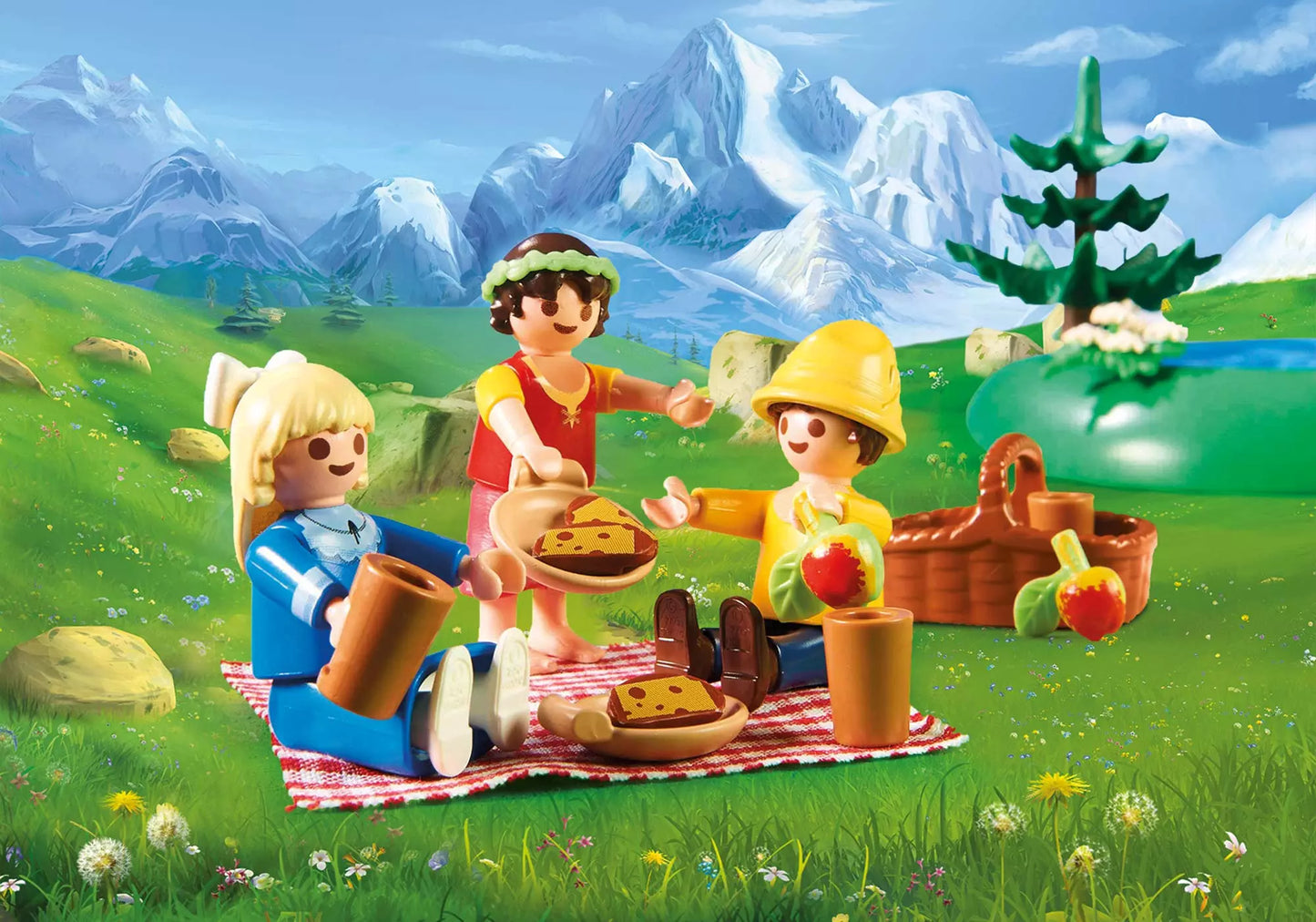 Playmobil 70254 Heidi Am Kristallsee mit Heidi, Peter und Clara