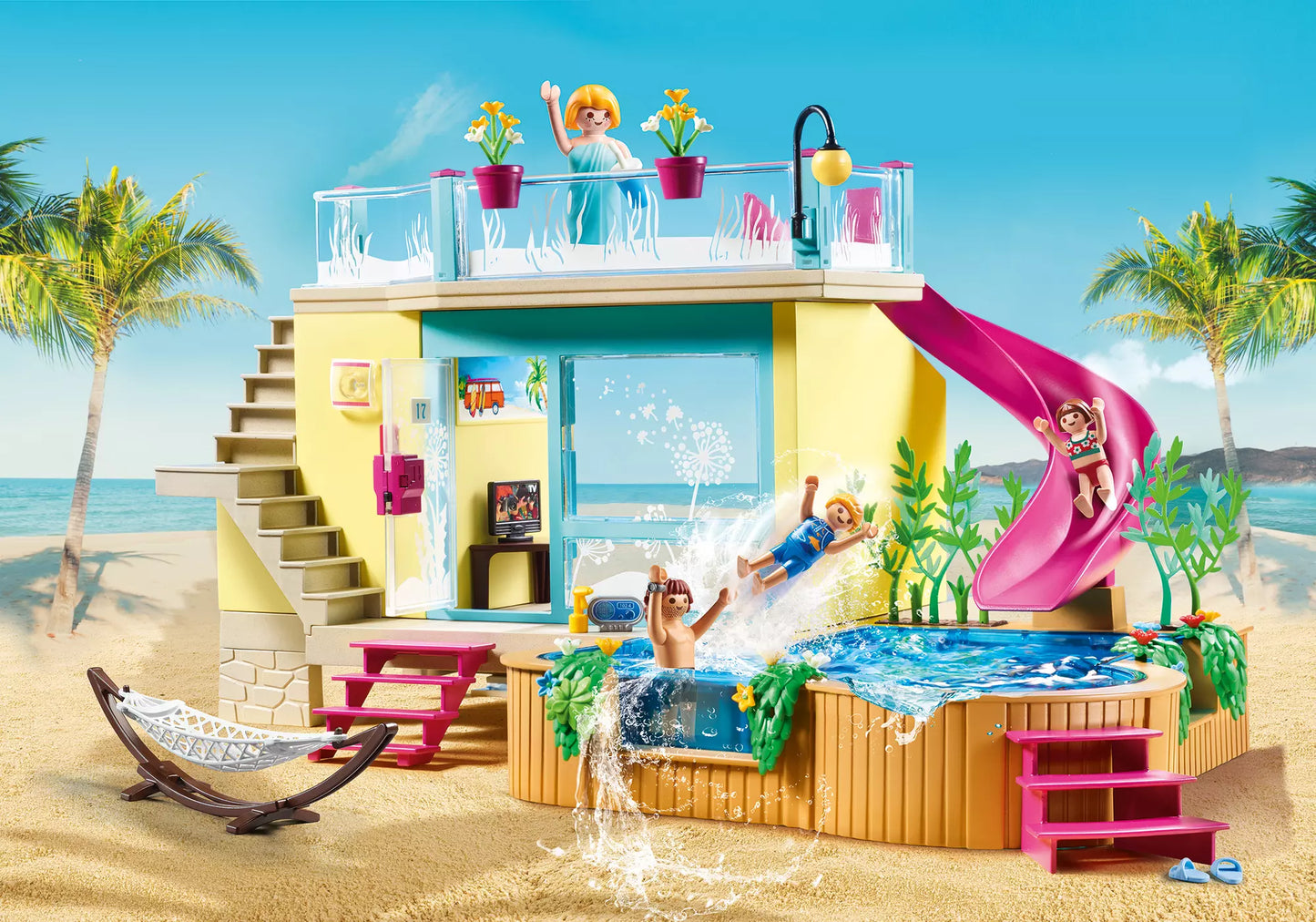 Playmobil 70435 Family Fun Bungalow mit Pool