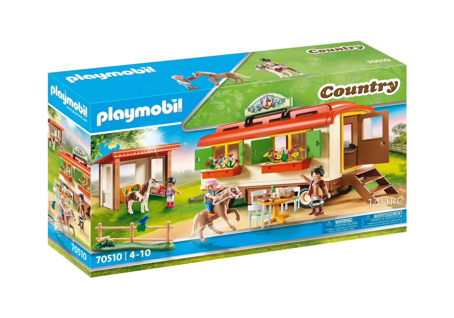 Playmobil 70510 Country Ponycamp-Übernachtungswagen