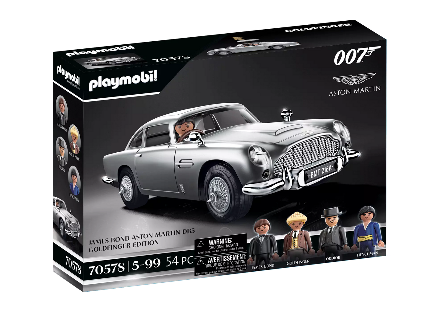 Playmobil 70578 007 James Bond Aston Martin DB5 - Goldfinger Edition