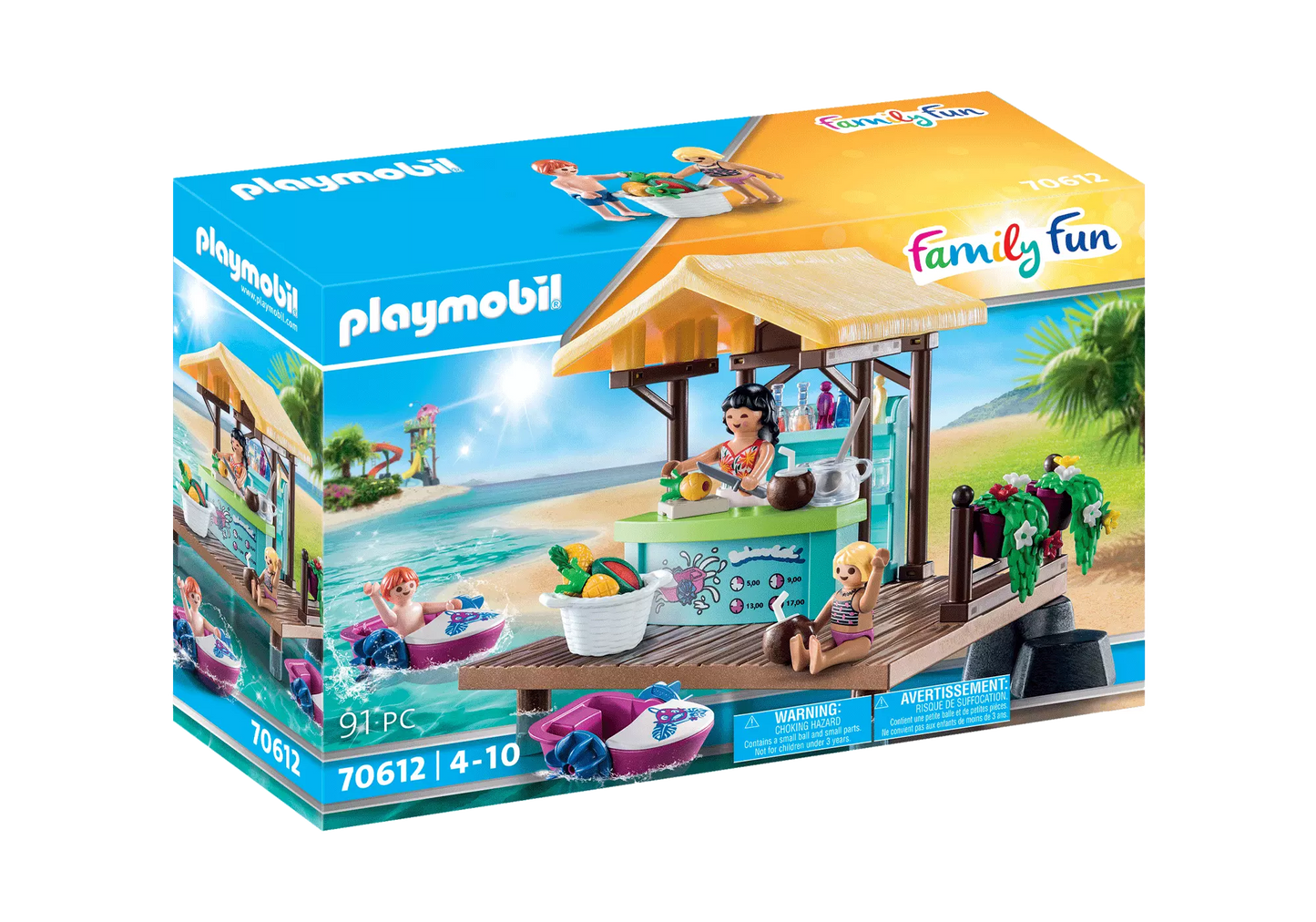 Playmobil 70612 Family Fun Paddelboot-Verleih mit Saftbar