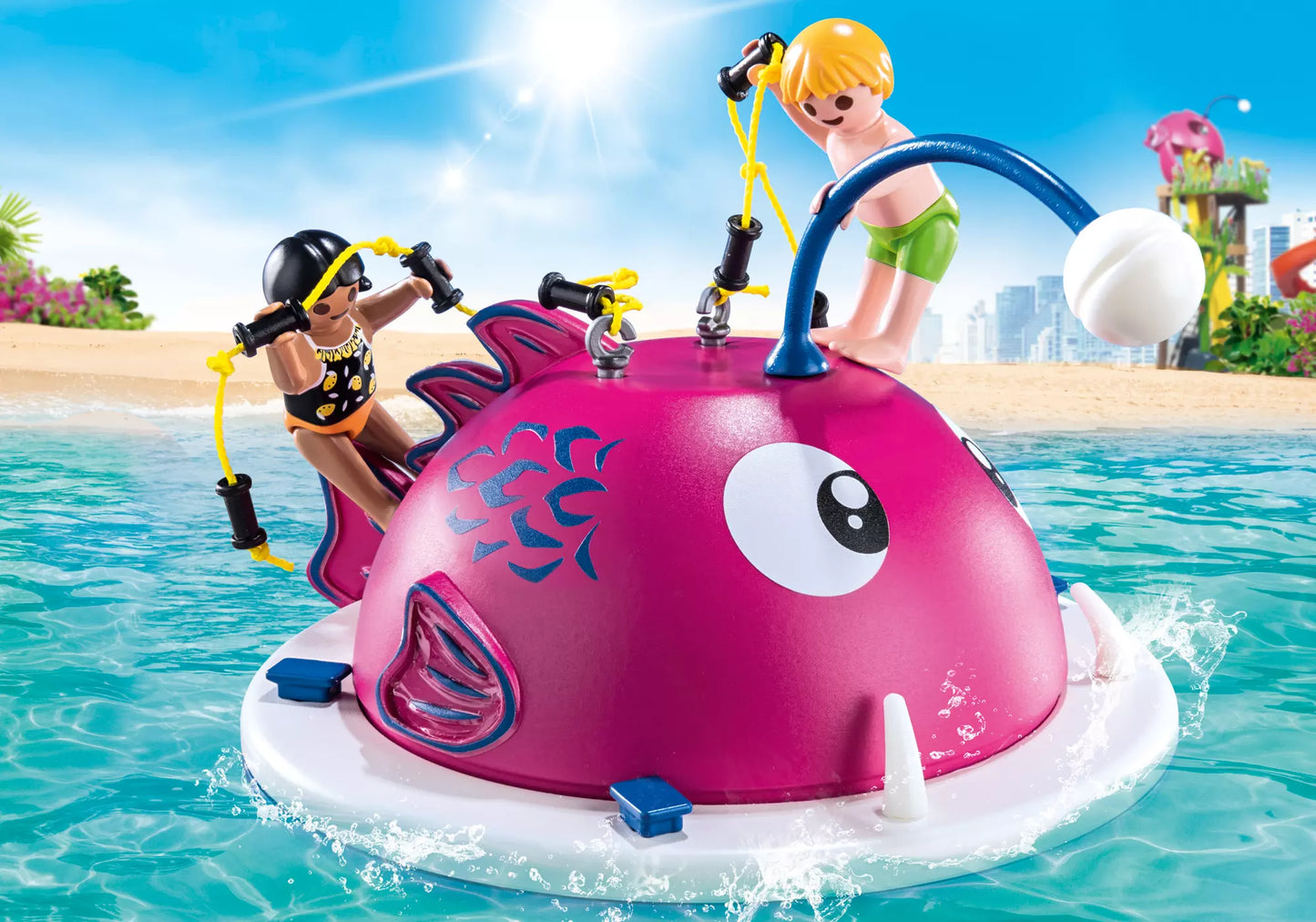 Playmobil 70613 Family Fun Kletter-Schwimminsel