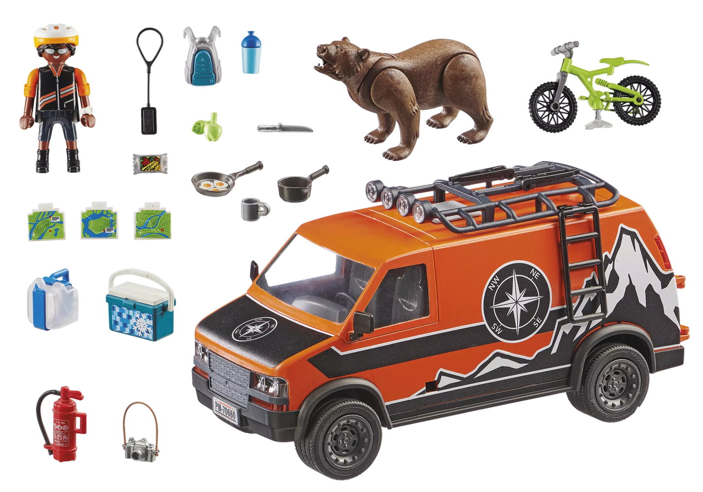Playmobil 70660 Off Road Action Adventure Van