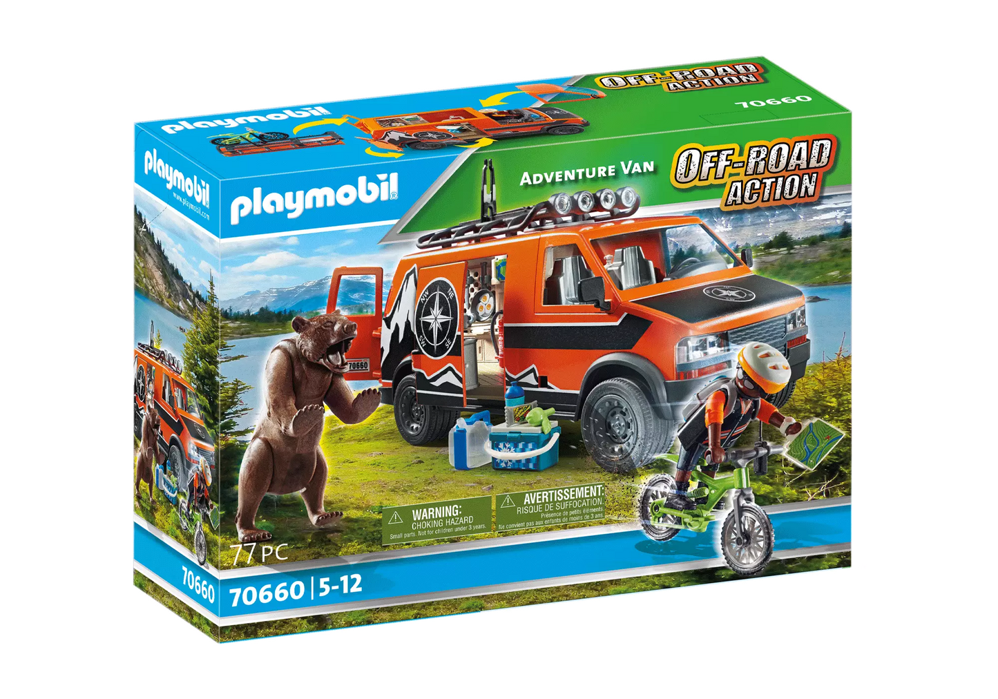 Playmobil 70660 Off Road Action Adventure Van