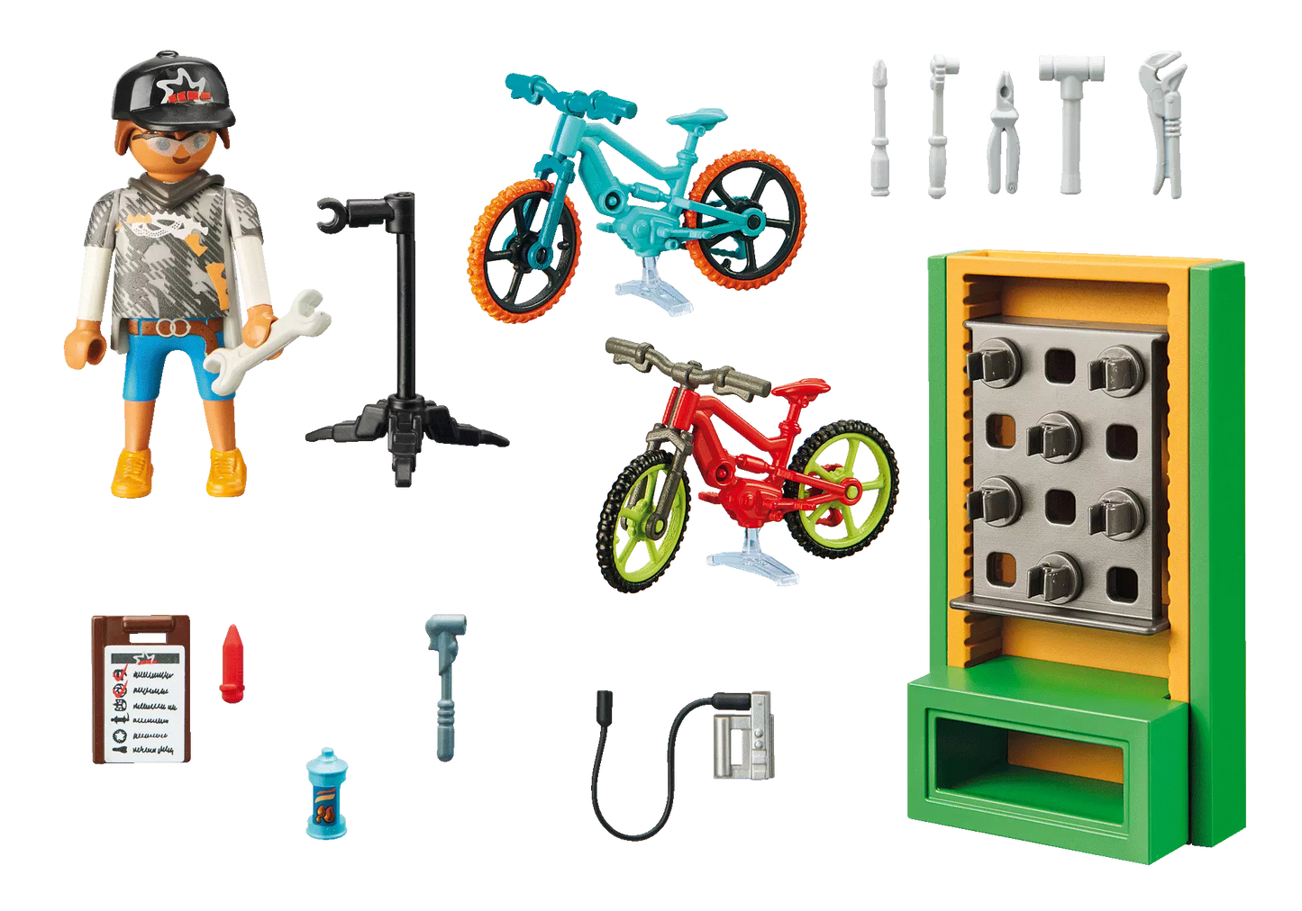 Playmobil 70674 City Life Geschenkset E-Bike-Werkstatt