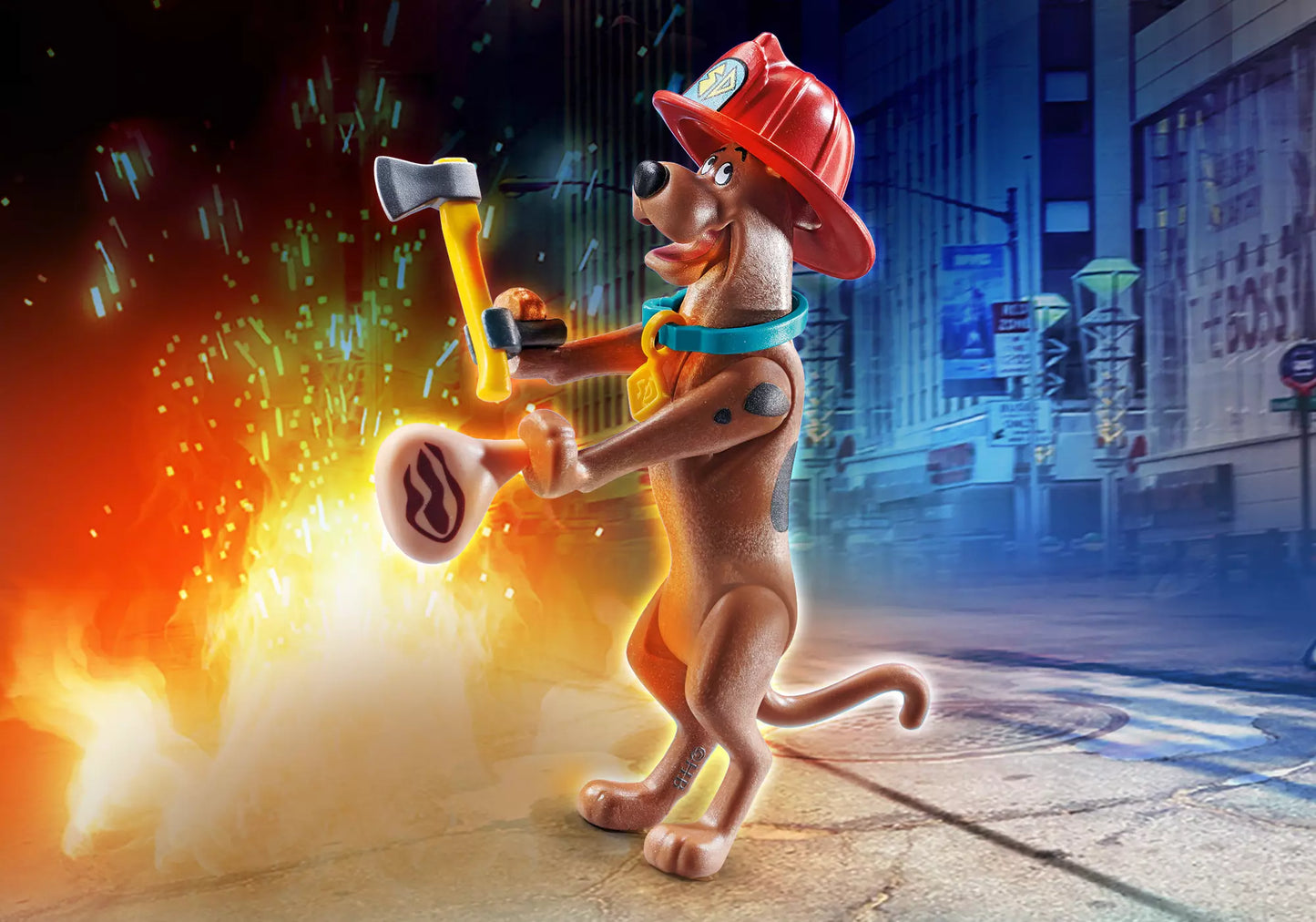 Playmobil 70712 Scooby-Doo! Sammelfigur Feuerwehrmann