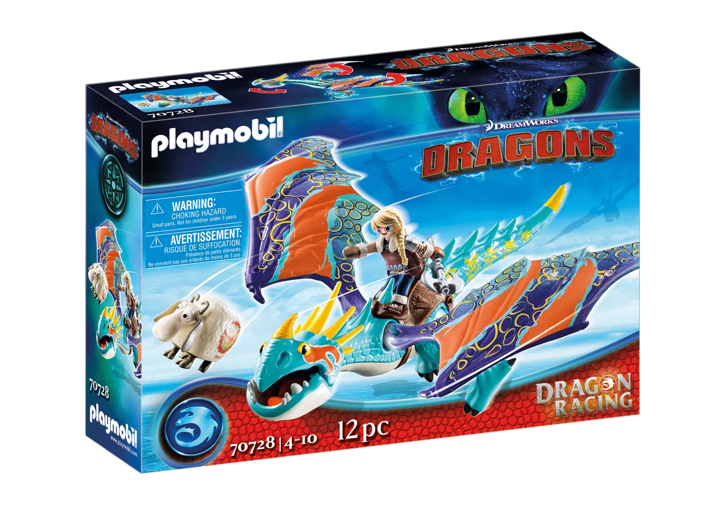 Playmobil 70728 Dragons Dragon Racing: Astrid und Sturmpfeil