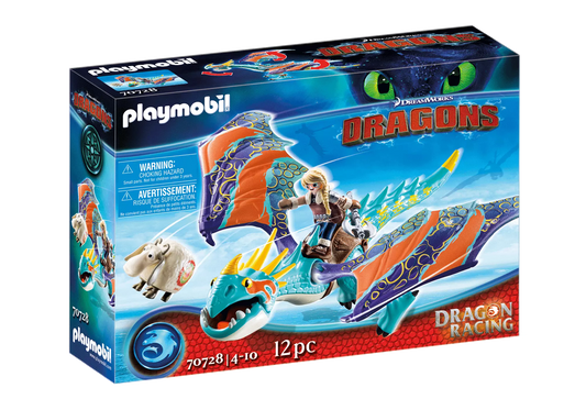Playmobil 70728 Dragons Dragon Racing: Astrid und Sturmpfeil