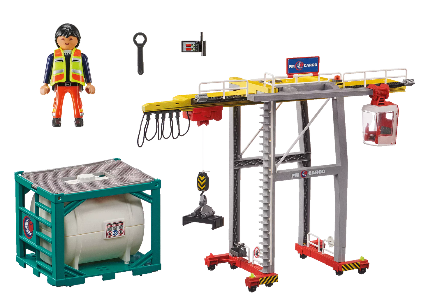 Playmobil 70770 City Action Portalkran mit Containern