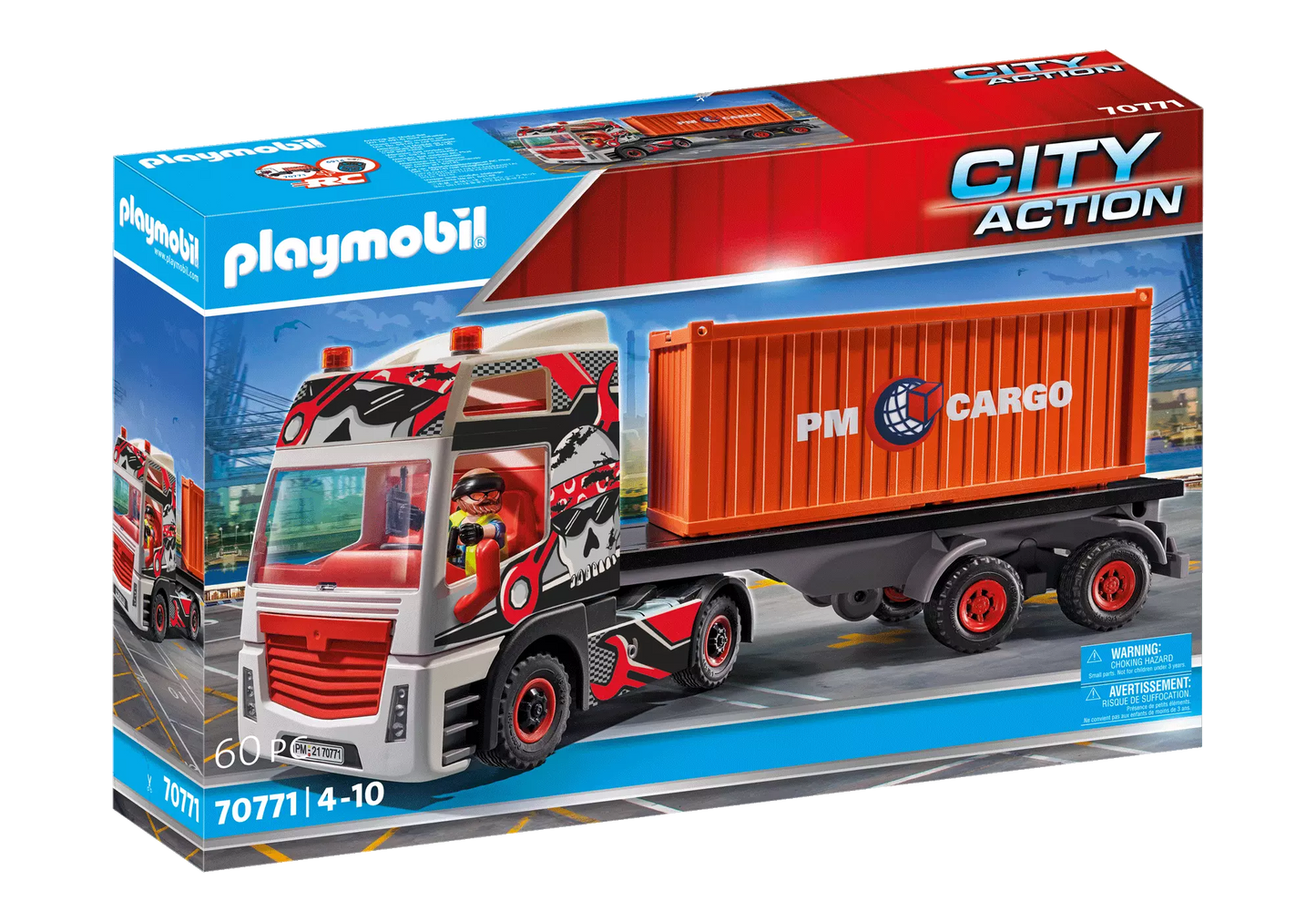 Playmobil 70771 City Action LKW mit Anhänger