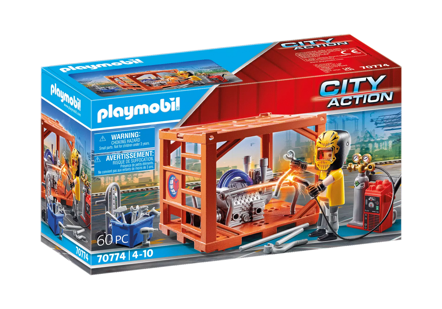 Playmobil 70774 City Action Containerfertigung