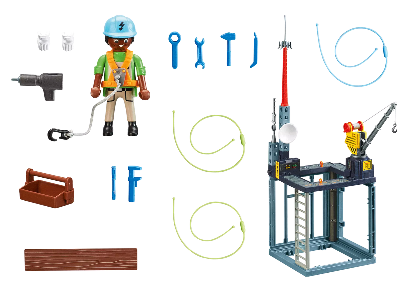 Playmobil 70816 City Action Starter Pack Baustelle mit Seilwinde