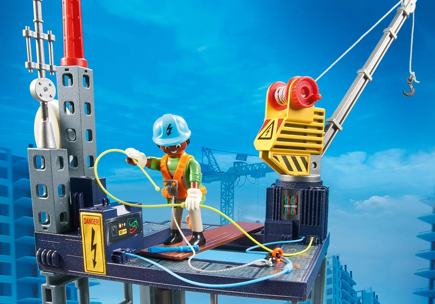 Playmobil 70816 City Action Starter Pack Baustelle mit Seilwinde