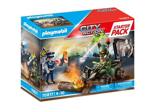 Playmobil 70817 City Action Starter Pack Polizei Gefahrentraining