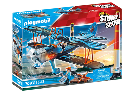 Playmobil 70831 Air Stunt Show Doppeldecker Phönix