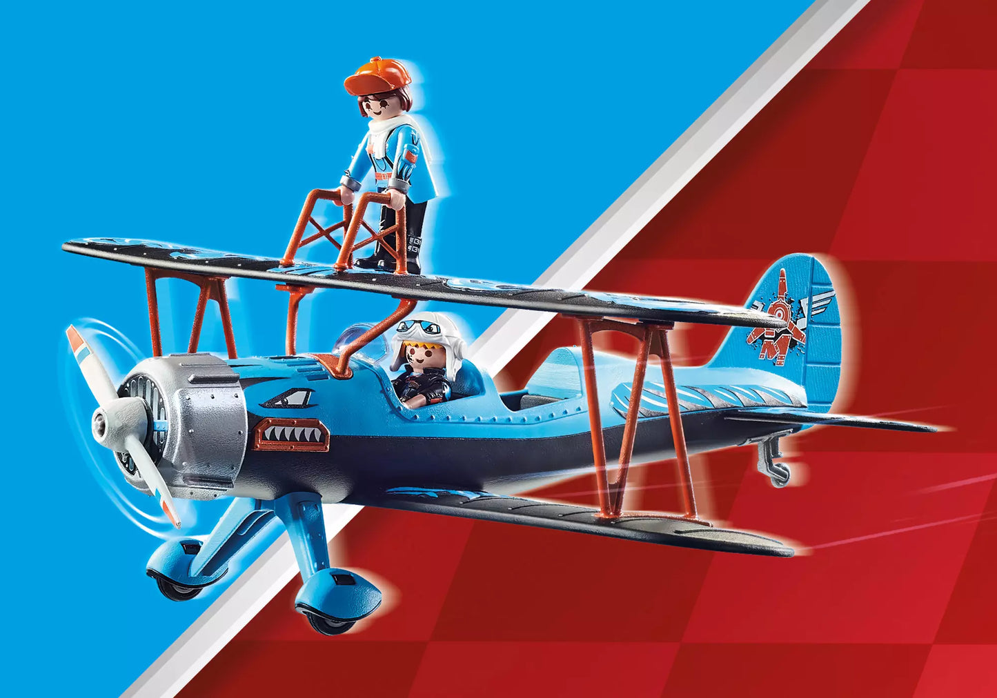 Playmobil 70831 Air Stunt Show Doppeldecker Phönix