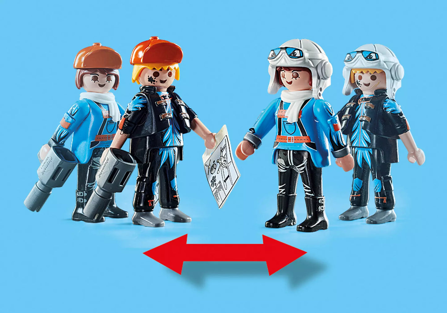 Playmobil 70831 Air Stunt Show Doppeldecker Phönix
