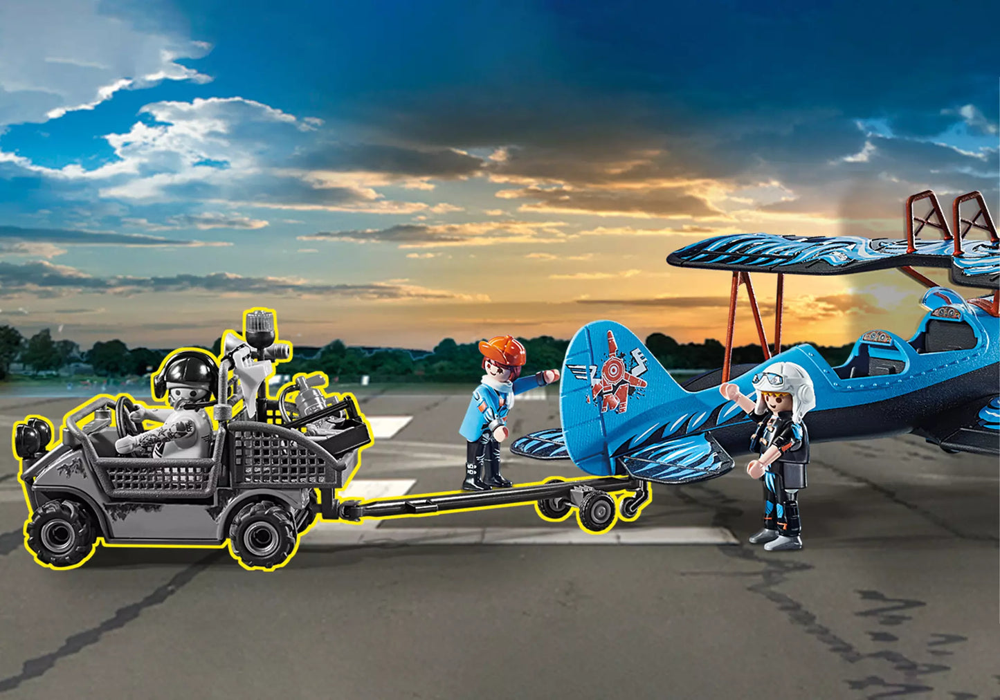 Playmobil 70831 Air Stunt Show Doppeldecker Phönix