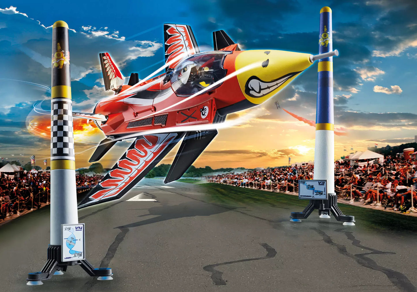 Playmobil 70832 Air Stunt Show Düsenjet Eagle