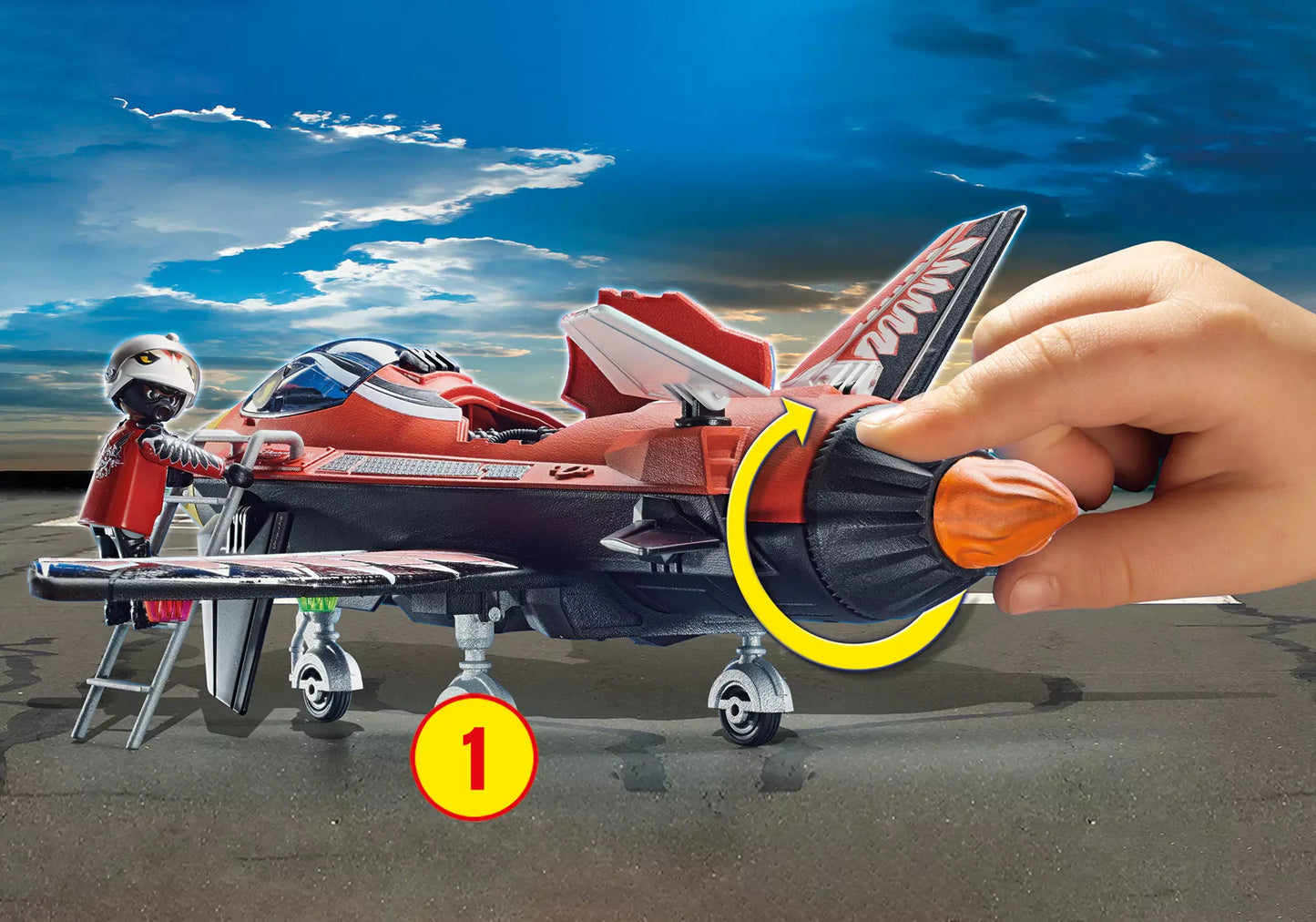 Playmobil 70832 Air Stunt Show Düsenjet Eagle