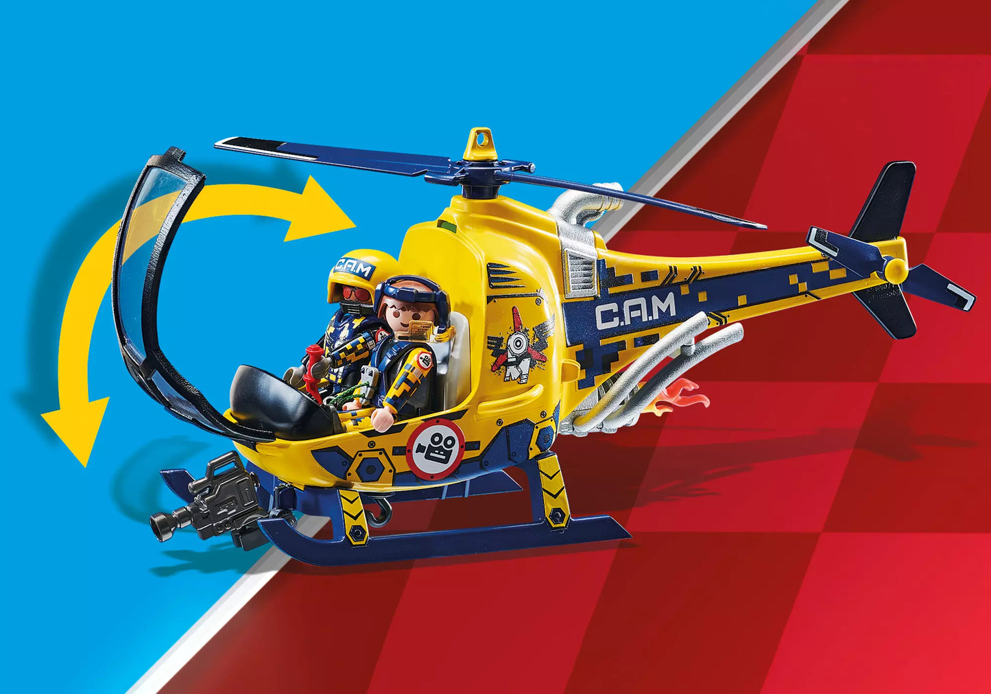 Playmobil 70833 Air Stunt Show Filmcrew-Helikopter