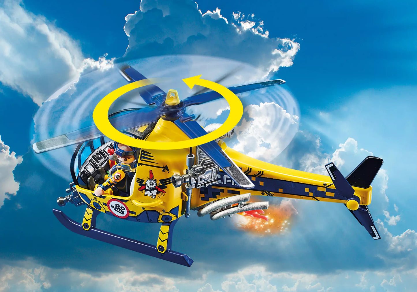 Playmobil 70833 Air Stunt Show Filmcrew-Helikopter