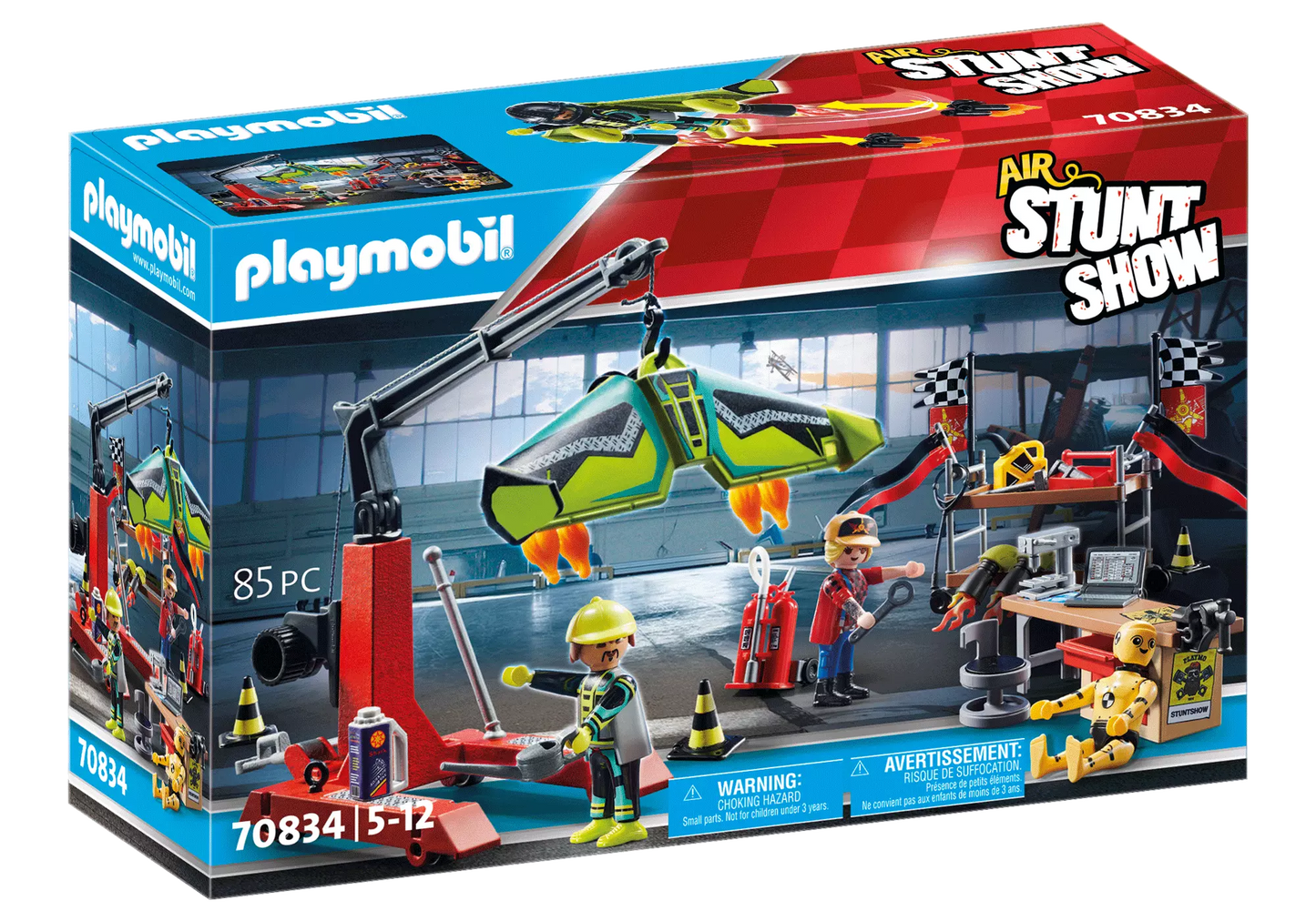 Playmobil 70834 Air Stunt Show Servicestation
