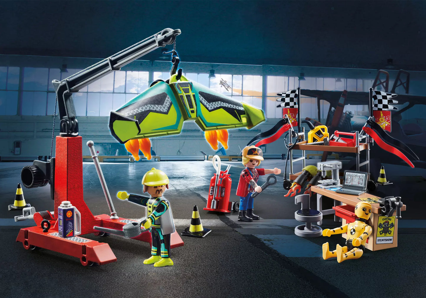 Playmobil 70834 Air Stunt Show Servicestation