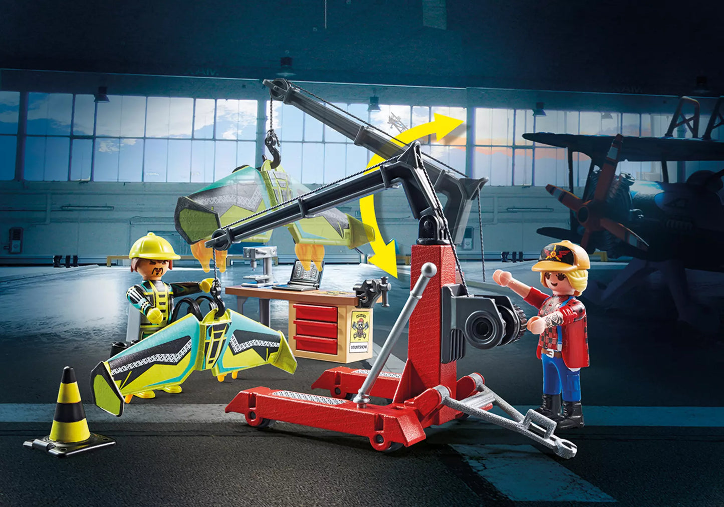 Playmobil 70834 Air Stunt Show Servicestation