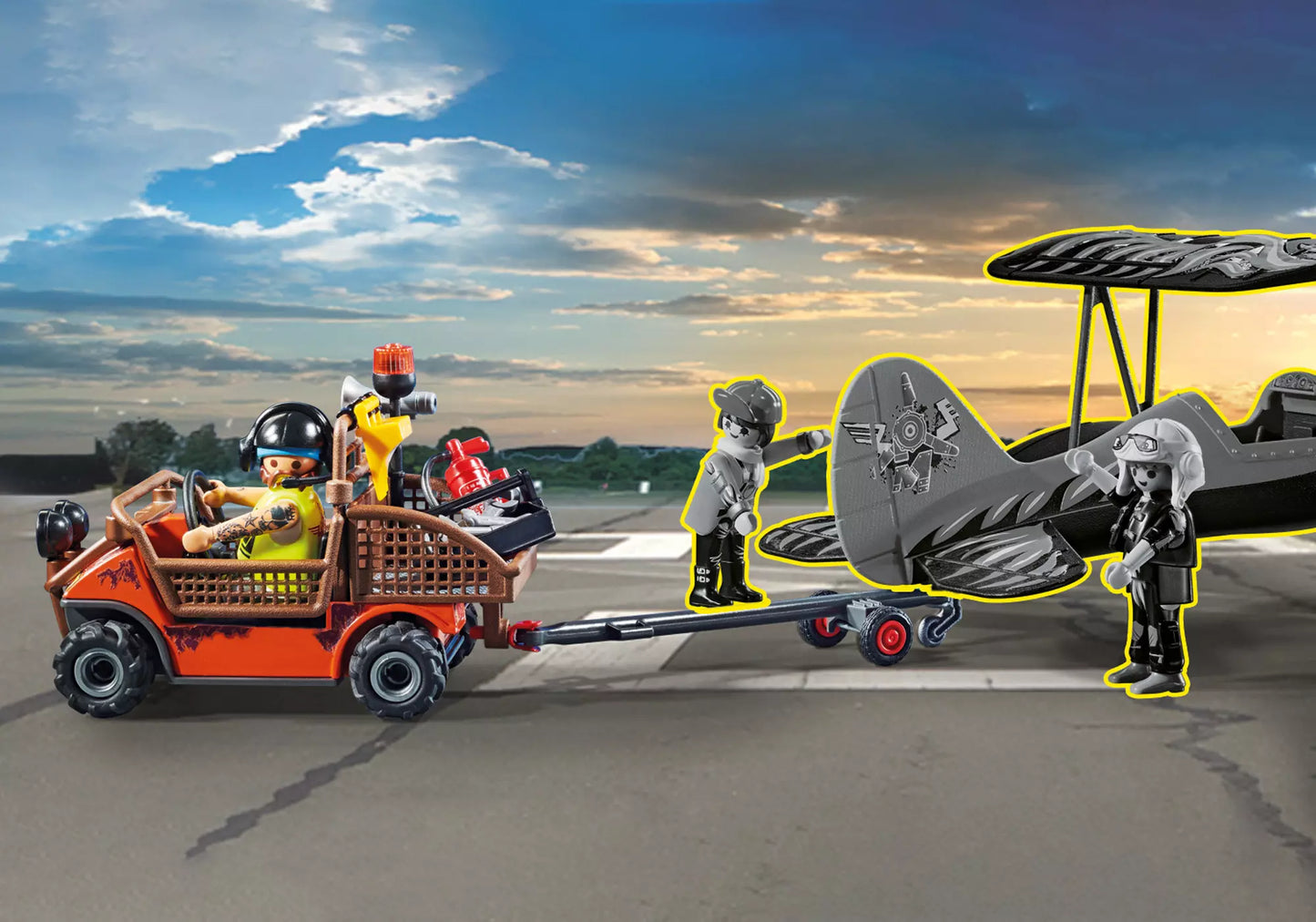Playmobil 70835 Air Stunt Show Mobiler Reparaturservice