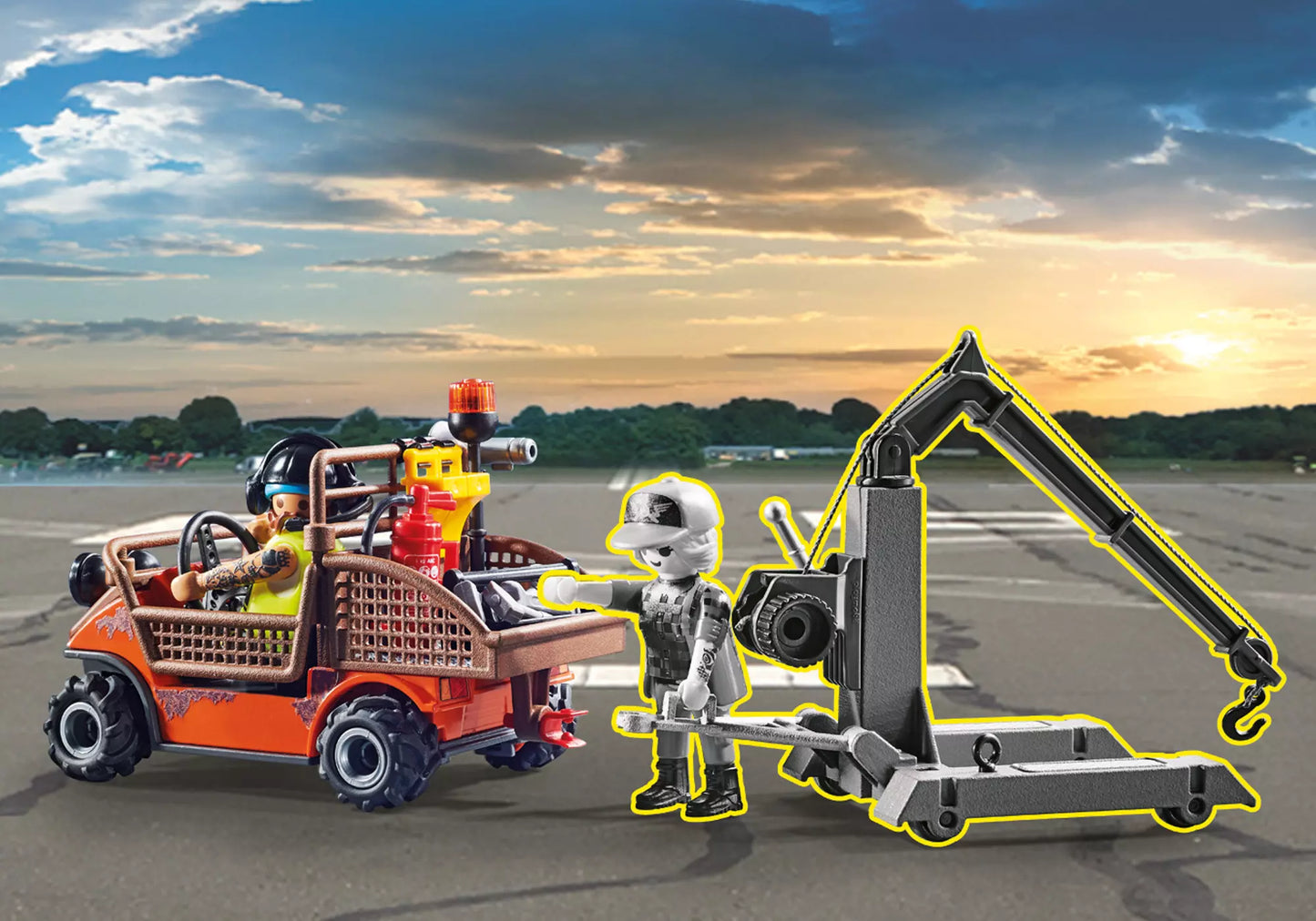 Playmobil 70835 Air Stunt Show Mobiler Reparaturservice