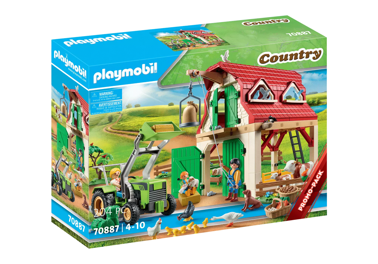 Playmobil 70887 Country Promo Pack Bauernhof mit Kleintieraufzucht