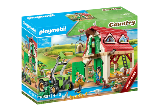 Playmobil 70887 Country Promo Pack Bauernhof mit Kleintieraufzucht