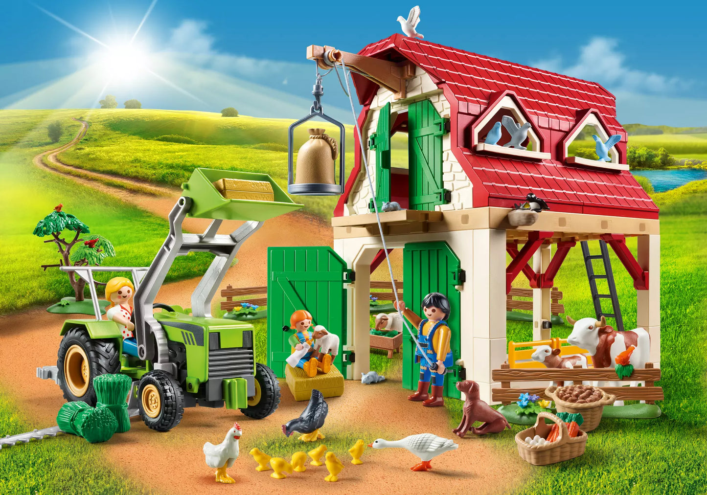 Playmobil 70887 Country Promo Pack Bauernhof mit Kleintieraufzucht