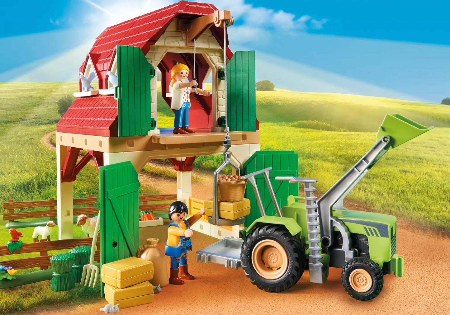 Playmobil 70887 Country Promo Pack Bauernhof mit Kleintieraufzucht