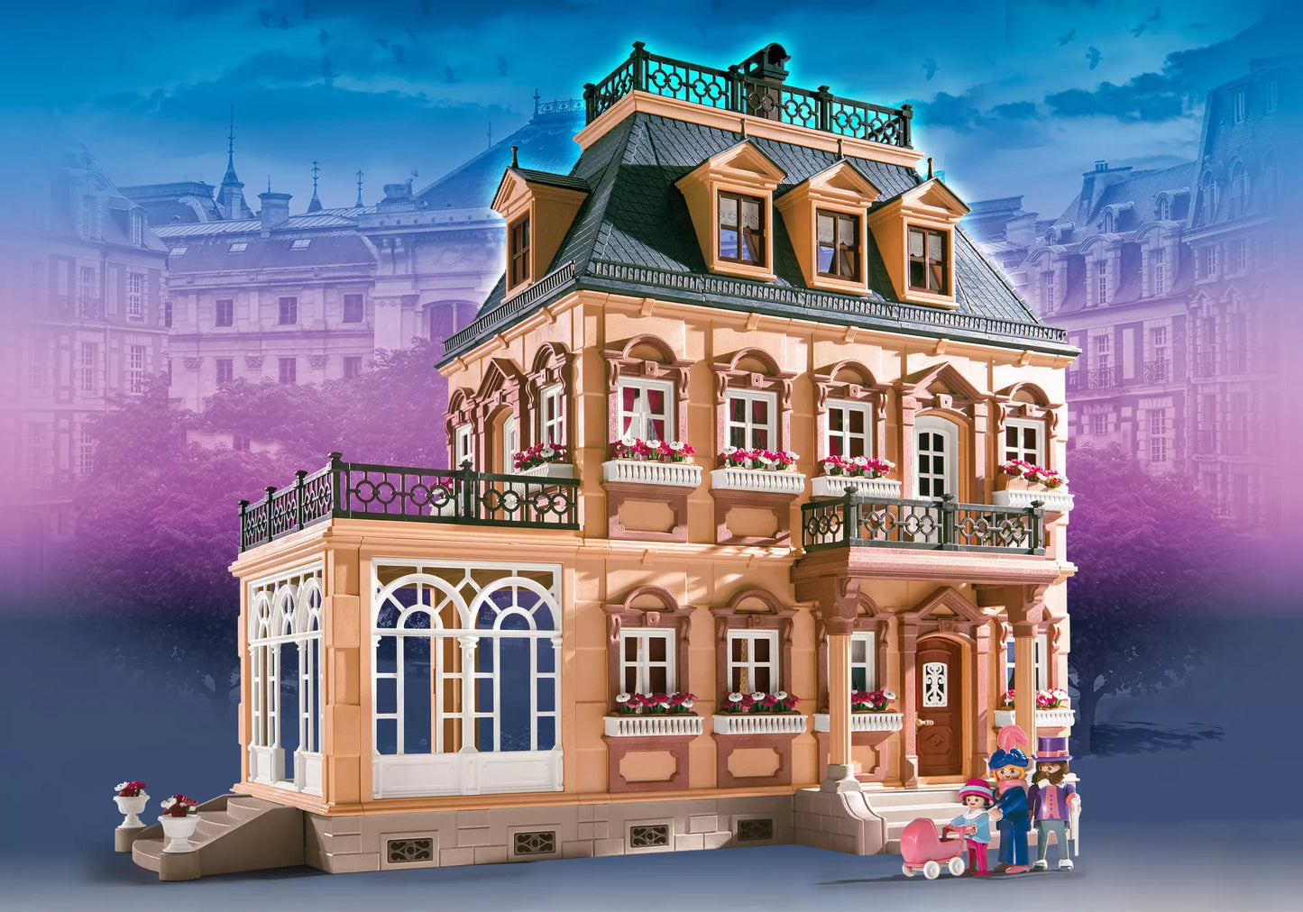 Playmobil 70890 Dollhouse Nostalgisches Großes Puppenhaus
