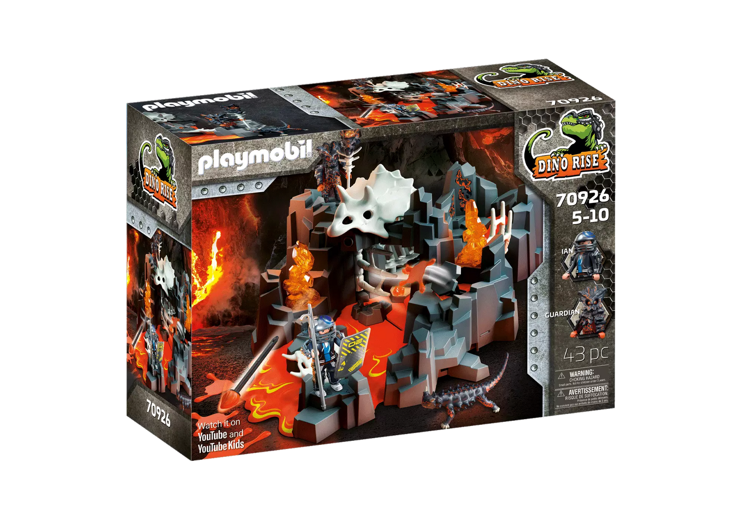 Playmobil 70926 Dino Rise Wächter der Lavaquelle