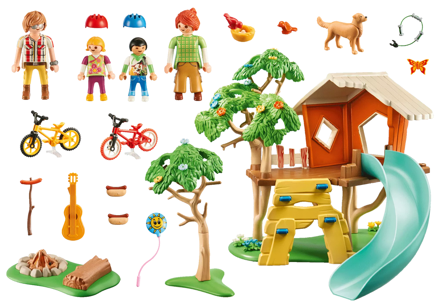 Playmobil 71001 Family Fun Promo Pack Abenteuer-Baumhaus mit Rutsche