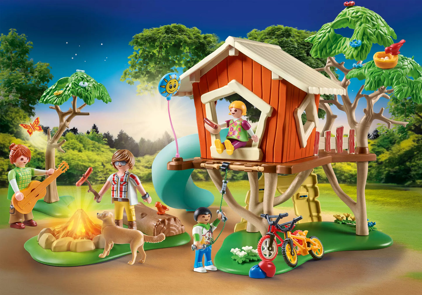 Playmobil 71001 Family Fun Promo Pack Abenteuer-Baumhaus mit Rutsche